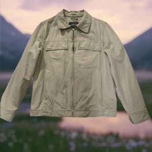 Vintage Eddie Bauer Denim Khaki Jacket